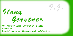 ilona gerstner business card